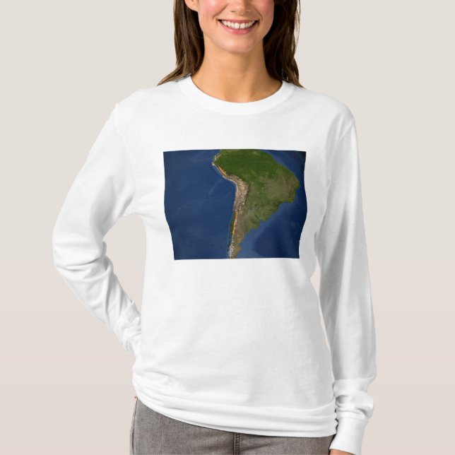 Glaciärer i Sydamerika T-shirt (Framsida)