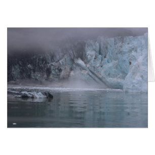 Glaciärfjärd Alaska Hälsningskort