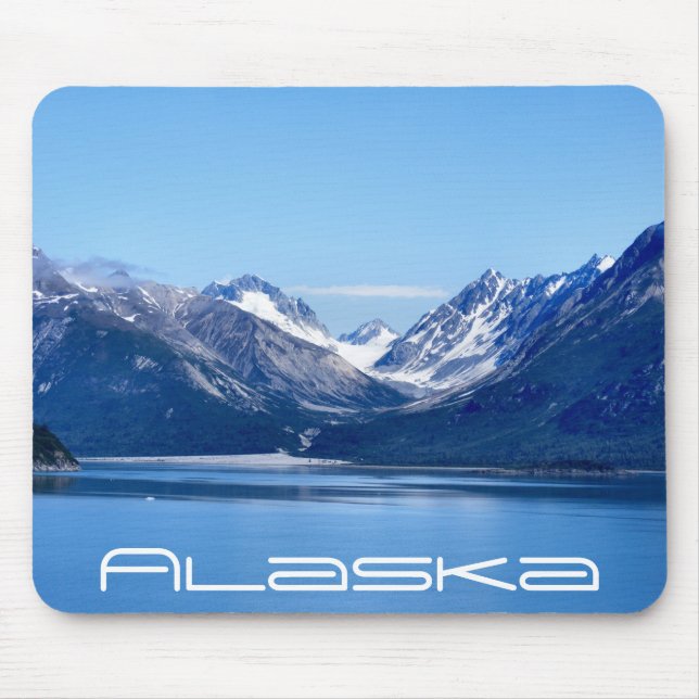 Glaciärfjärd Mousepad Musmatta (Framsidan)