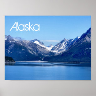 Glaciärfjärdaffisch Poster