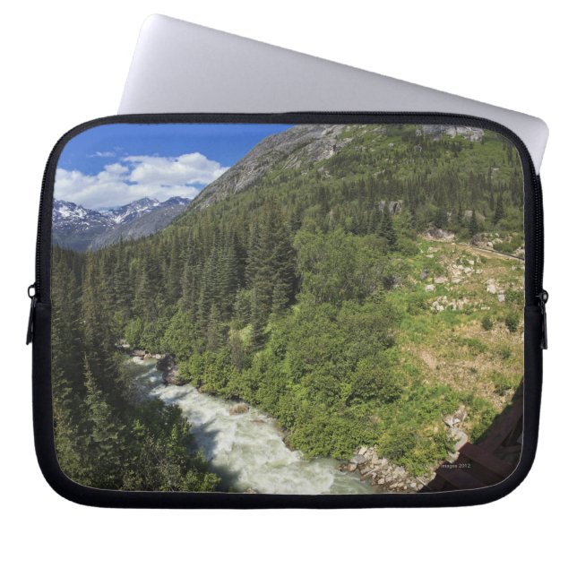 Glaciärklyfta Laptop Sleeve (Framsidan)