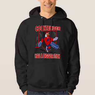 glaciärmålare goalie goaltender ishockey-gåva roli hoodie