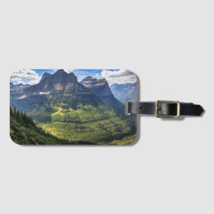 Glaciärnationalpark för rocky mountains bagagebricka