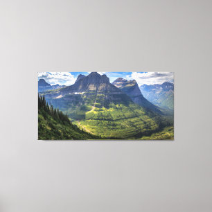 Glaciärnationalpark för rocky mountains canvastryck