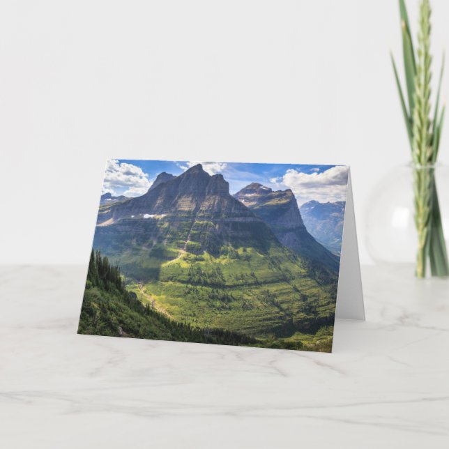 Glaciärnationalpark för rocky mountains | kort (Framsida)