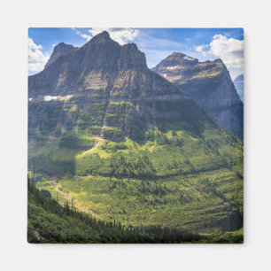 Glaciärnationalpark för rocky mountains magnet