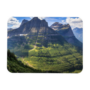 Glaciärnationalpark för rocky mountains magnet