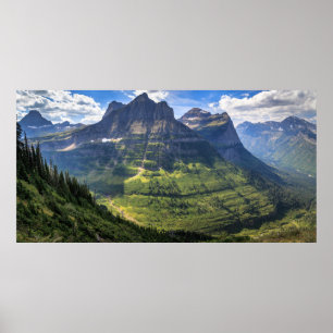 Glaciärnationalpark för rocky mountains poster