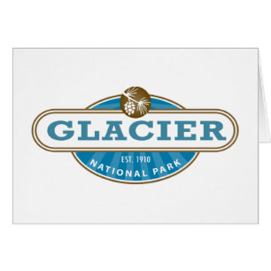 Glaciärnationalpark Hälsningskort