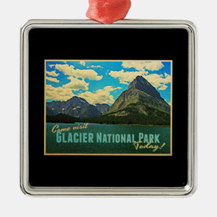 Glaciärnationalpark Julgransprydnad Metall