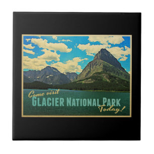 Glaciärnationalpark Kakelplatta