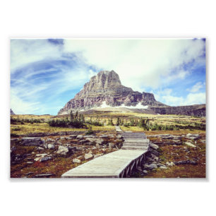 Glaciärnationalpark - Logan passerar Fototryck