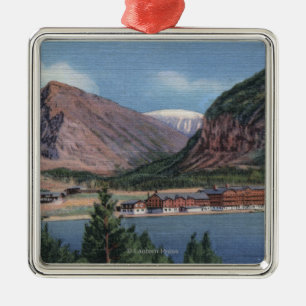 Glaciärnationalpark, många MT - glaciärhotell 2 Julgransprydnad Metall
