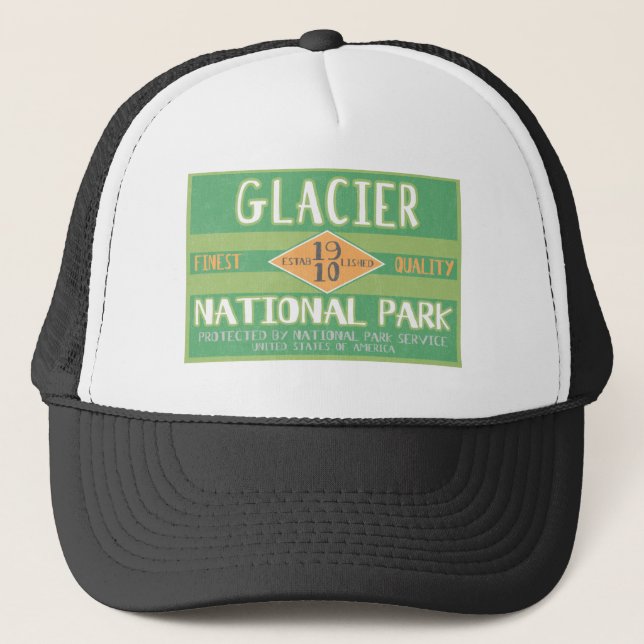 Glaciärnationalpark Truckerkeps (Framsida)