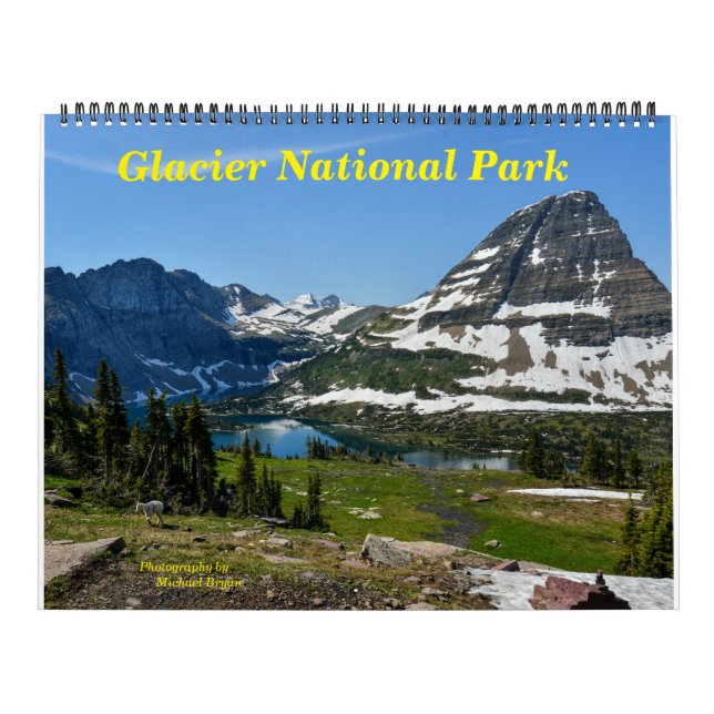 Glaciärnationalparkkalender Kalender (Omslag)