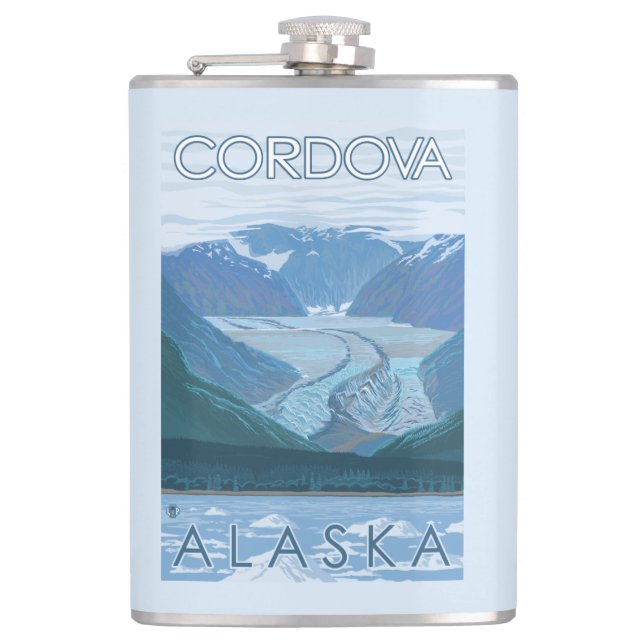 Glaciärplats - Cordova, Alaska Fickplunta (Framsidan)
