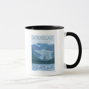 Glaciärplats - Douglas, Alaska Mugg