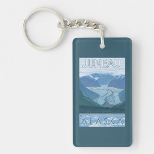 Glaciärplats - Juneau, Alaska