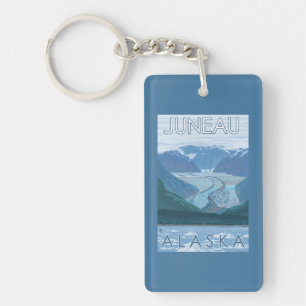 Glaciärplats - Juneau, Alaska