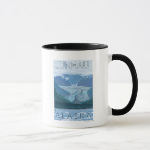 Glaciärplats - Juneau, Alaska Mugg