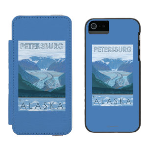 Glaciärplats - Petersburg, Alaska