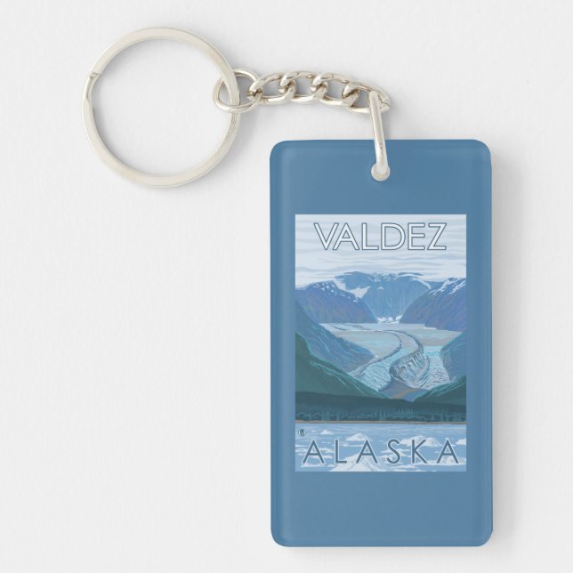 Glaciärplats - Valdez, Alaska (Framsidan)