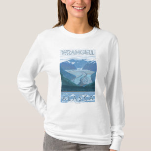 Glaciärplats - Wrangell, Alaska T-shirt