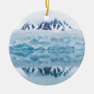 Glaciärreflektioner, Norge Julgransprydnad Keramik