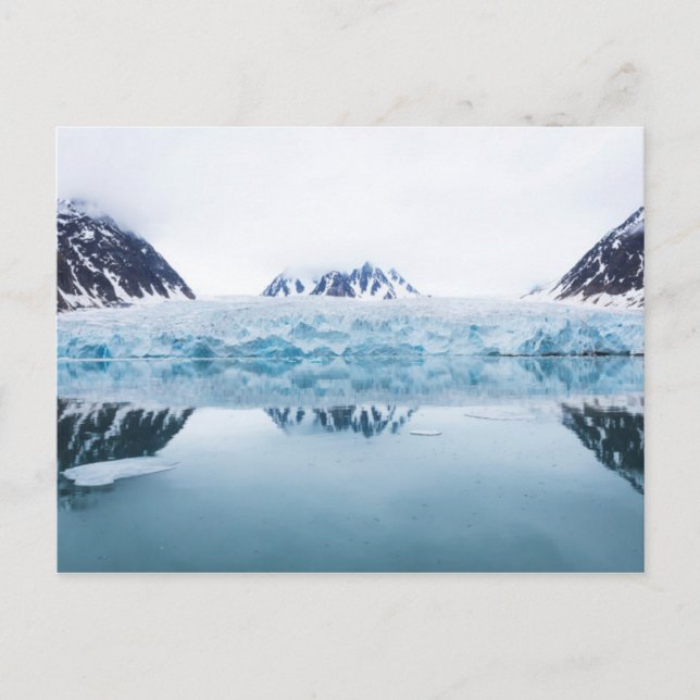 Glaciärreflektioner, Norge Vykort (Framsida)