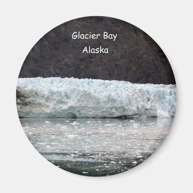 Glacier Bay, Alaska Magnet (Framsidan)