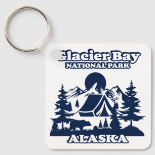 Glacier Bay Alaska Nyckelring