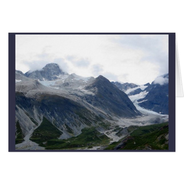 Glacier Bay Alaska, september 2016 Hälsningskort (Framsidan Horizontal)