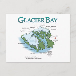 Glacier Bay Karta vykort