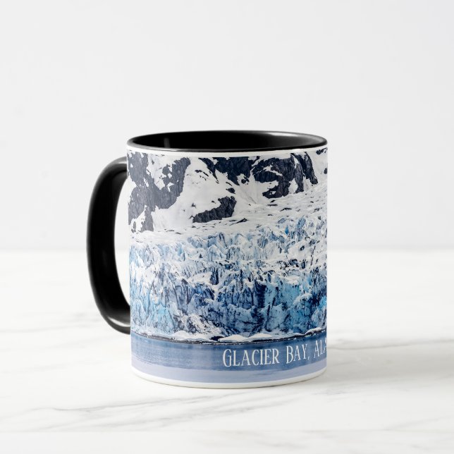 Glacier Bay, kryssning Alaska, Lamplugh Glacier, Mugg (Framsida vänster)