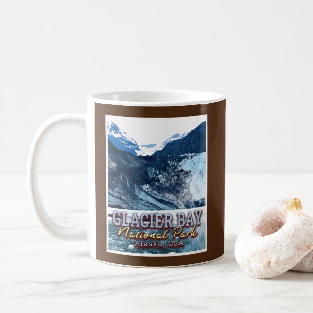 GLACIER BAY NATIONAL PARK - ALASKA FÖRENADE STATER KAFFEMUGG (Med munk)