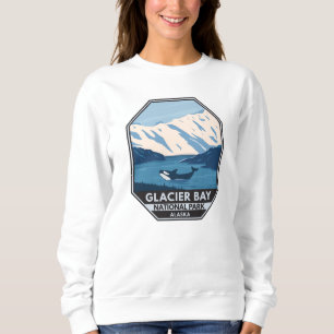 Glacier Bay National Park Alaska Orca Art Vintage T Shirt