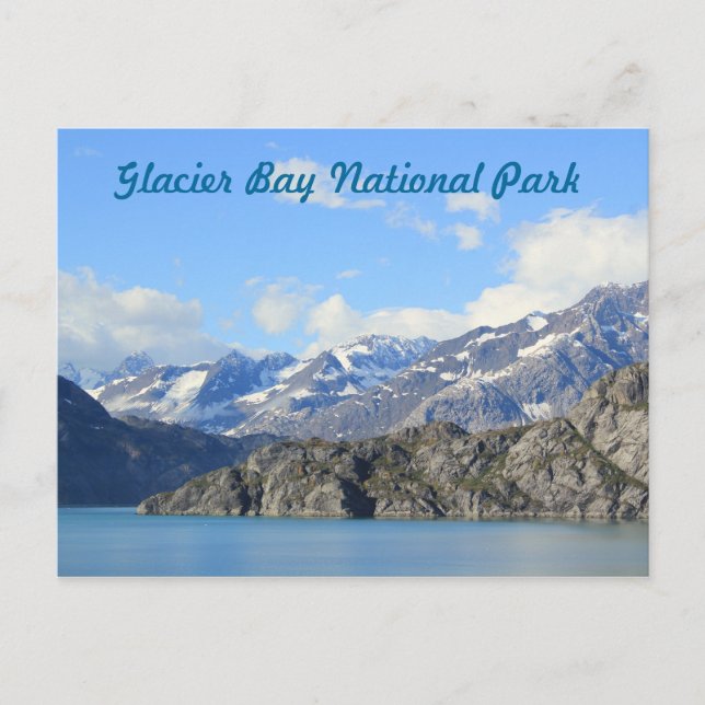 Glacier Bay National Park, Alaska Postcard Vykort (Framsida)