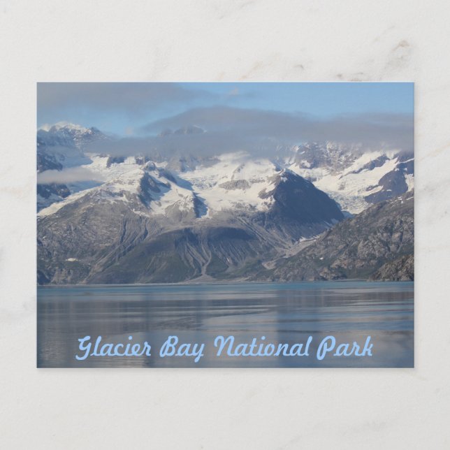 Glacier Bay National Park, Alaska Postcard Vykort (Framsida)