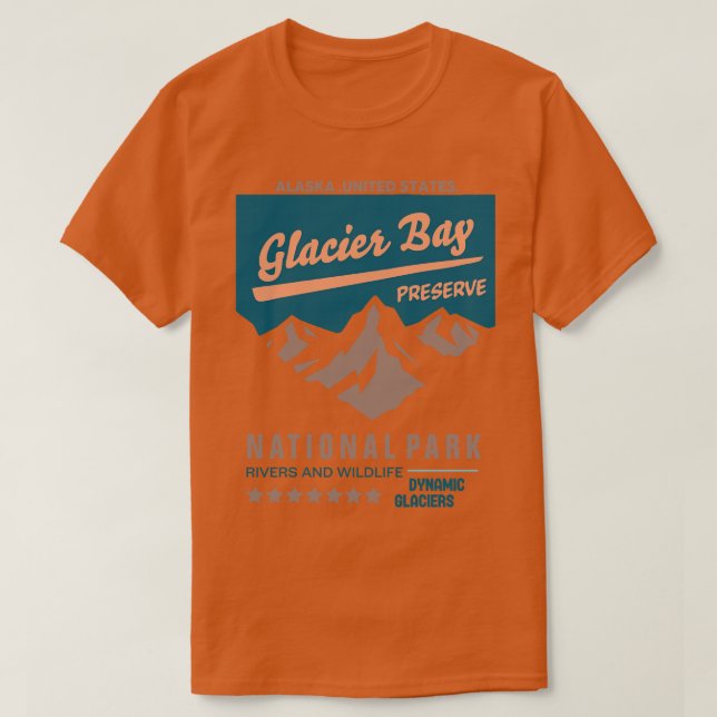 Glacier Bay National Park Alaska TShirt 2 T Shirt (Design framsida)