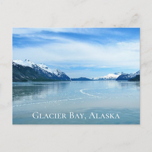 Glacier Bay National Park and Preserve, Alaska Vykort (Framsida)
