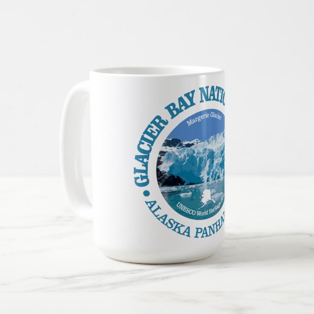 Glacier Bay National Park (färg) Kaffemugg (Framsida vänster)