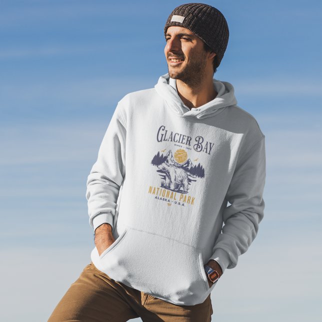 Glacier Bay National Park Forest Landscape Hoodie (Skapare uppladdad)