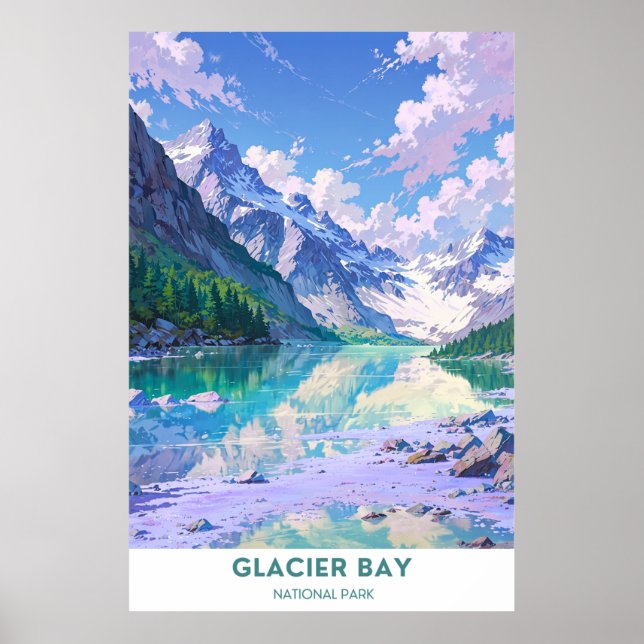 Glacier Bay National Park - Montana Poster (Framsidan)