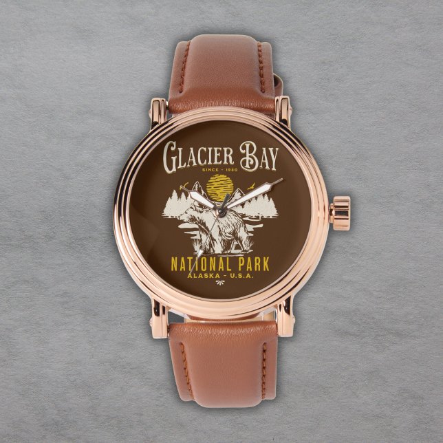 Glacier Bay National Park Nature Lover Gift Armbandsur (Skapare uppladdad)