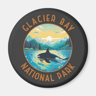 Glacier Bay National Park Orca Distress Circle Magnet