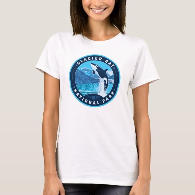 Glacier Bay National Park T Shirt (Framsida)