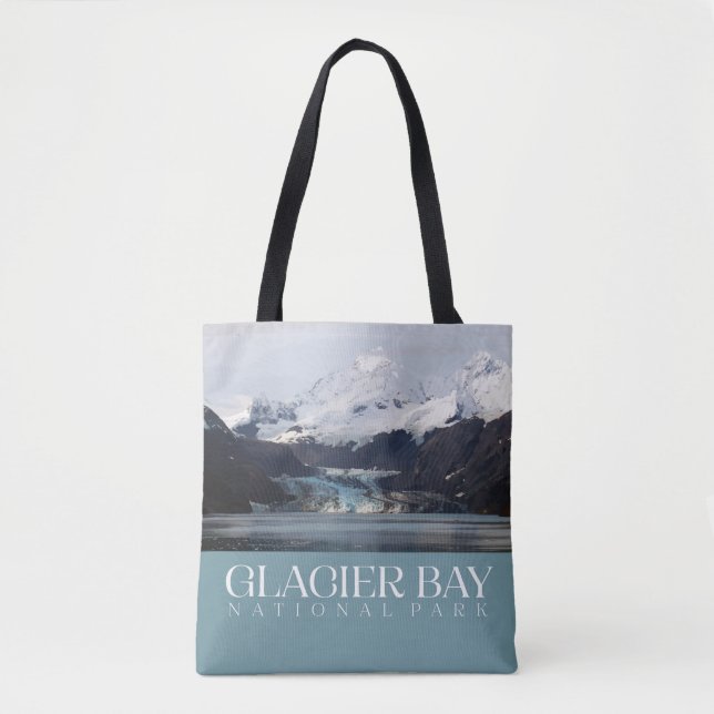Glacier Bay National Park Tote, Alaska Bag Tygkasse (Framsida)