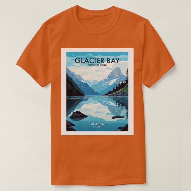 GLACIER BAY NATIONAL PARK TShirt 4 T Shirt (Design framsida)