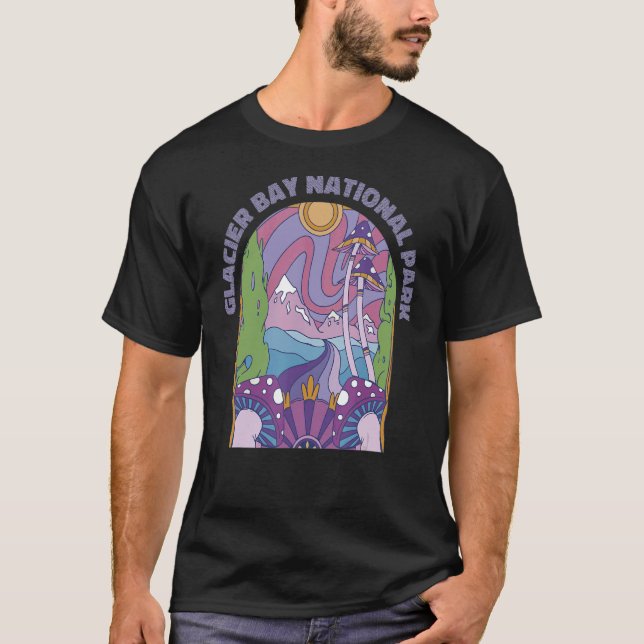 Glacier Bay nationalpark 1 T Shirt (Framsida)