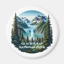 Glacier Bay nationalpark Alaska Magnet